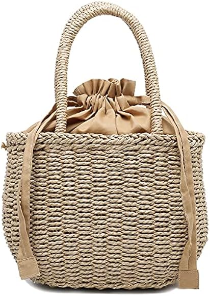 Amazon | [Yavoluy] カゴバッグ 浴衣 巾着 レディース トートバッグ